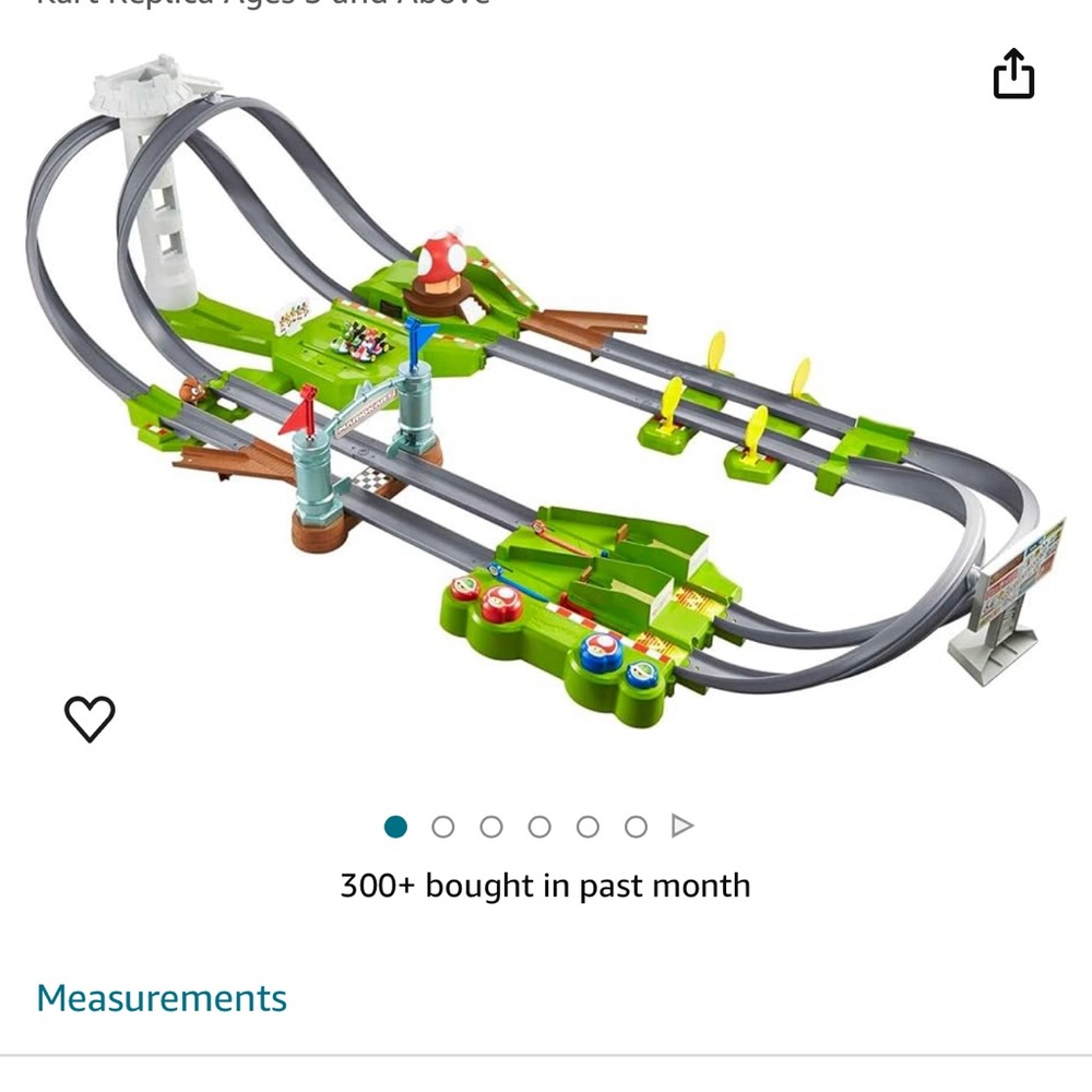 Hot wheels Mario kart track